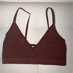 Colsie Mauve Ribbed Bralette